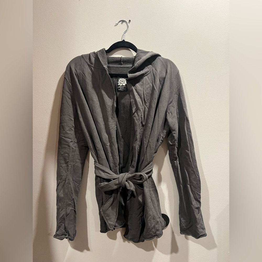 Lucky Brand Charcoal Hooded Sweatshirt